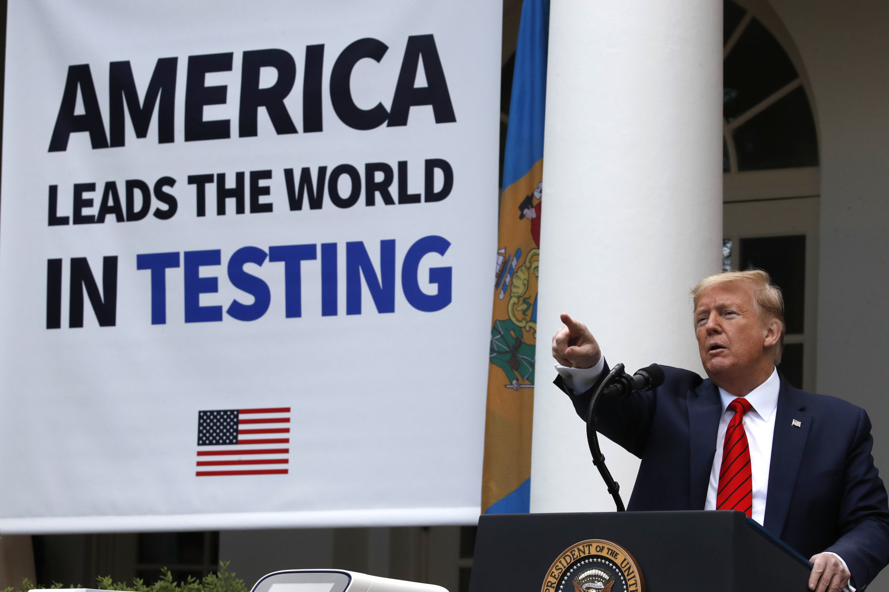 APTOPIX Virus Outbreak Trump
